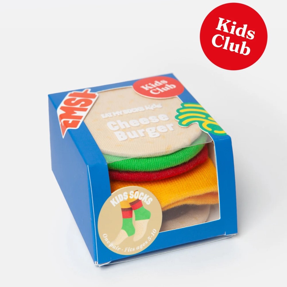 Eat My Socks Cheeseburger Çocuk Çorap