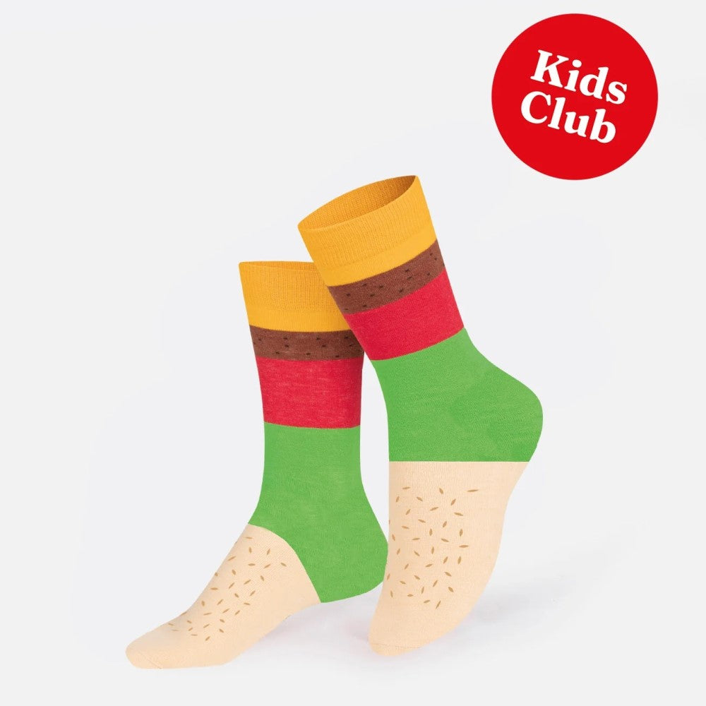 Eat My Socks Cheeseburger Çocuk Çorap