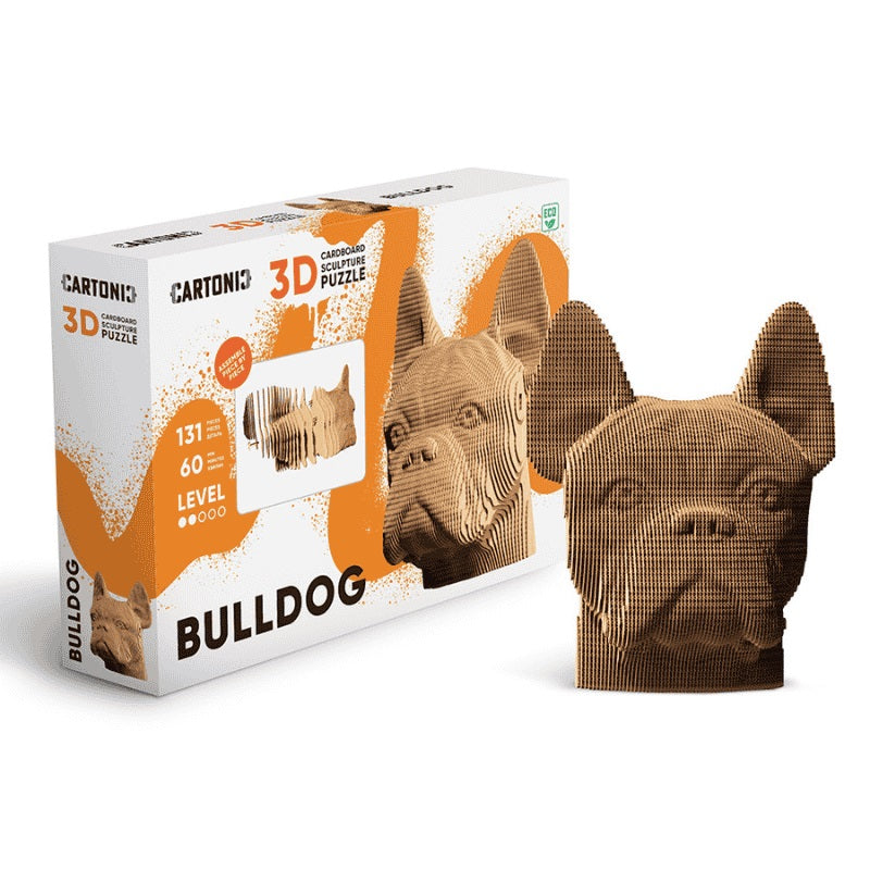 Cartonic 3D Puzzle - Bulldog - Eğitici Oyuncak