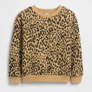 GAP Kışlık Kız Bebek Sweatshirt Kahverengi