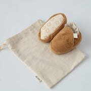 Mama Yoyo Kaydırmaz Kadife Patik Kahve