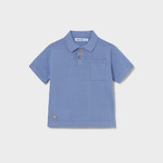 Mayoral Yazlık Erkek Bebek Polo Kısa Kol T-shirt Mavi