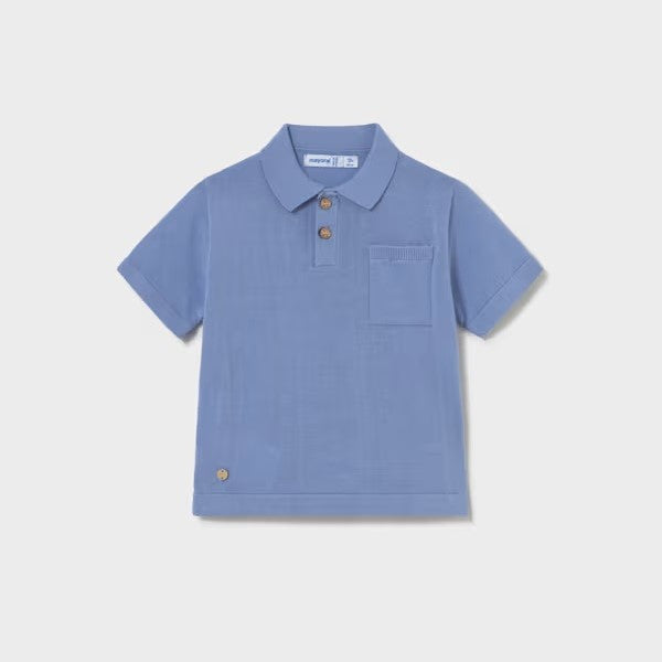 Mayoral Yazlık Erkek Bebek Polo Kısa Kol T-shirt Mavi