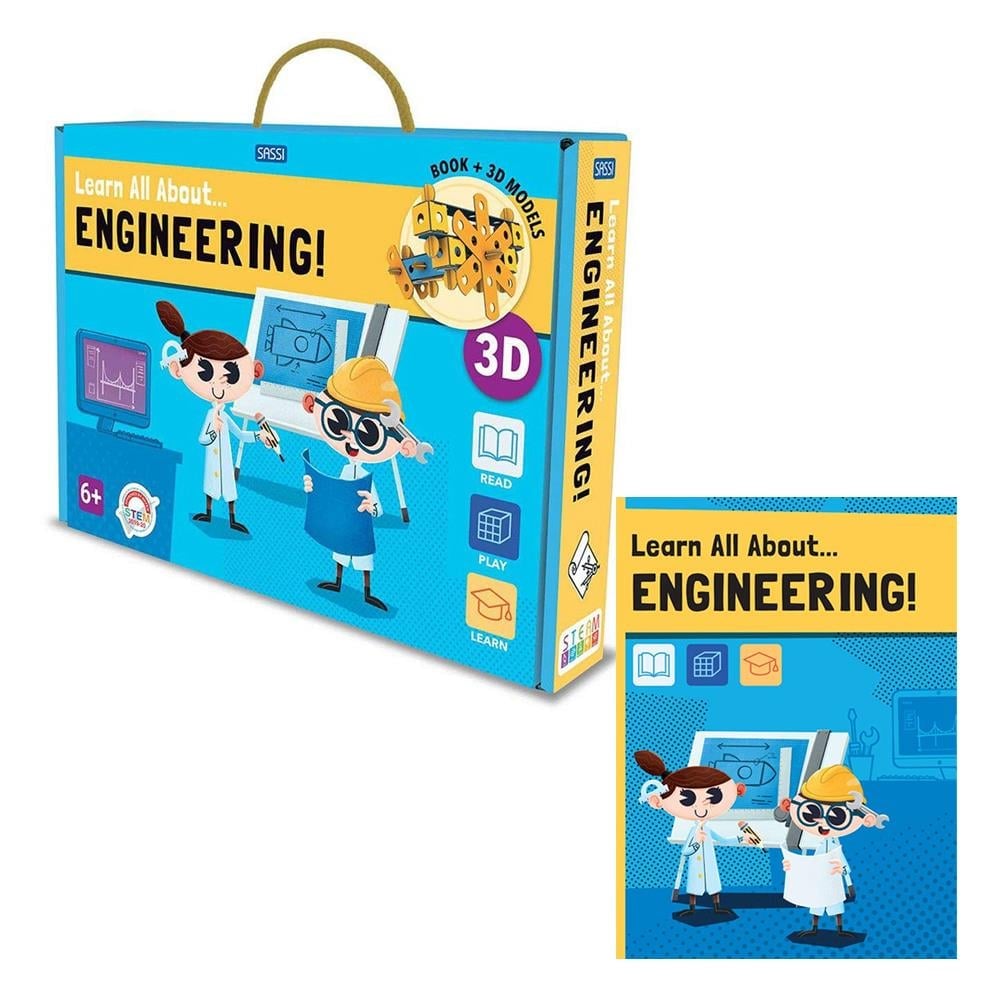 Sassi 3D Model ve Kitap - Mühendislik Hakkında Her Şey - Eğitici Oyuncak