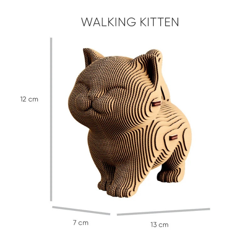 Cartonic 3D Puzzle - Kıttens Trıo - Eğitici Oyuncak - Görsel 4