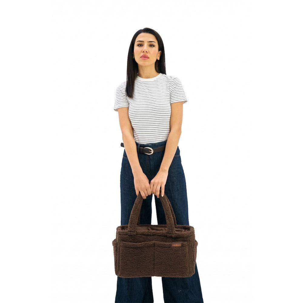 Miniboni Teddy Organizer Çanta Kahverengi