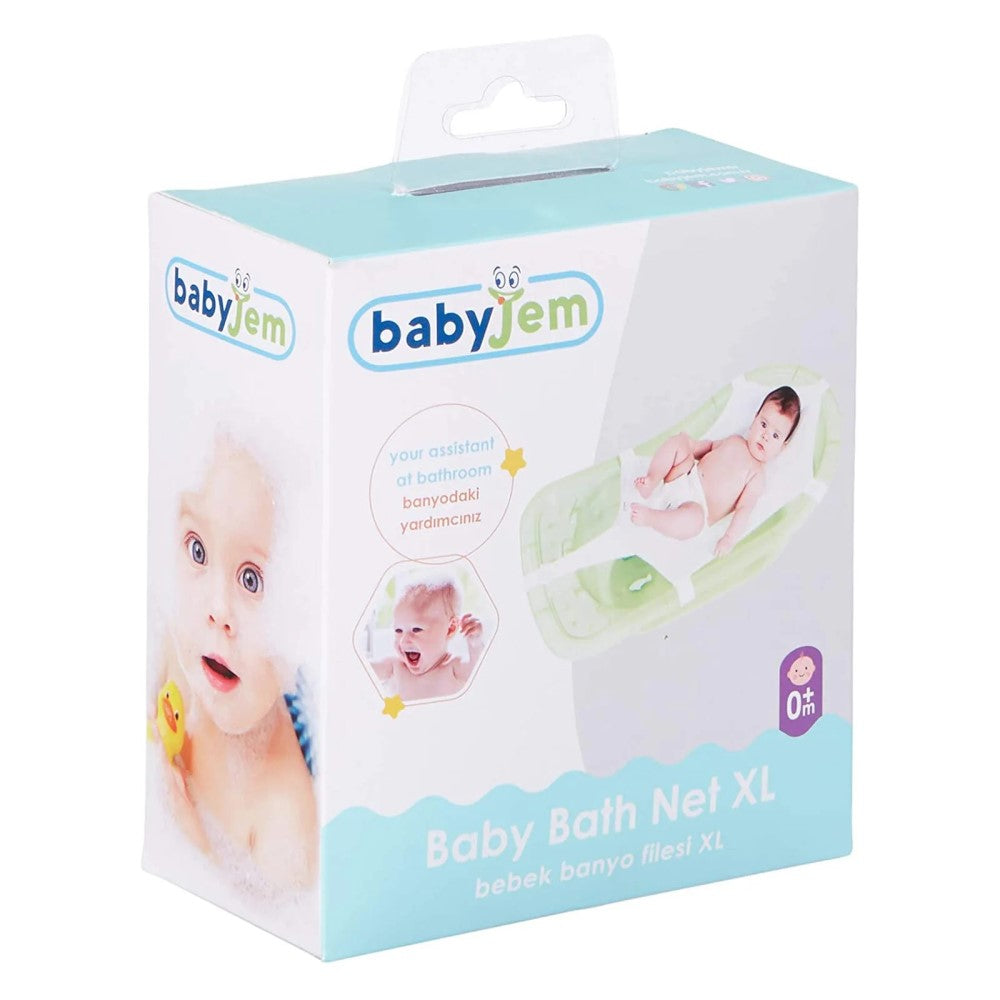 Babyjem Bebek Banyo Küvet Filesi Havlu Büyük Gri