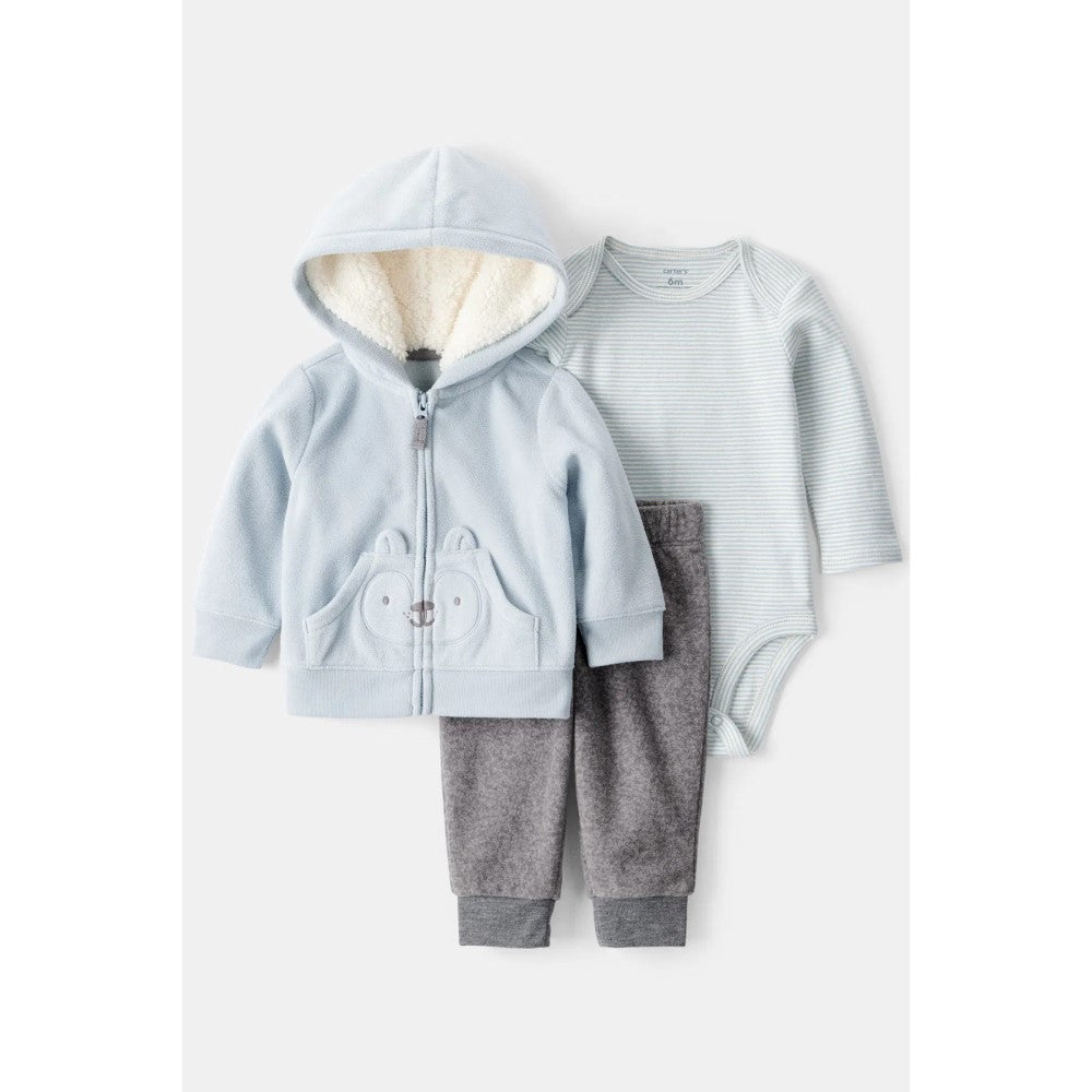 Carter’s Erkek Bebek Hırkalı 3'lü Set Mavi
