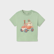 Mayoral Yazlık Erkek Bebek Kısa Kol T-shirt Yeşil