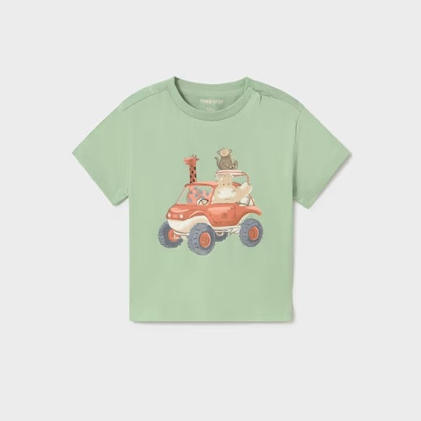Mayoral Yazlık Erkek Bebek Kısa Kol T-shirt Yeşil