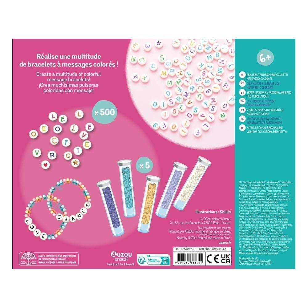 Auzou My Artistic Kit - My Message Bracelets STD - Eğitici Oyuncak - Görsel 4
