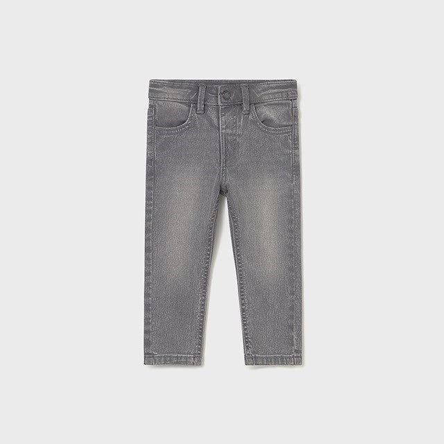 Mayoral Kışlık Erkek Bebek SlimFit Denim Pantolon Gri