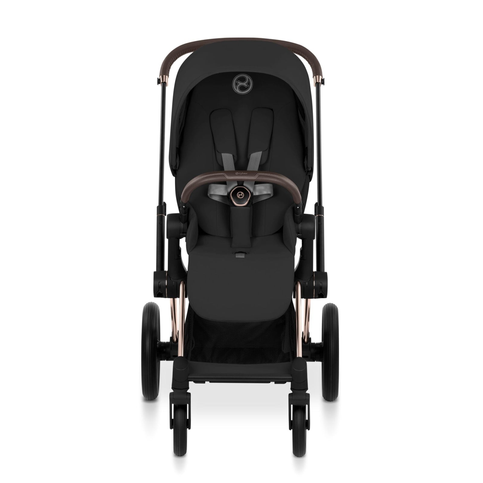 Cybex Priam Rose Gold Sephia Black Bebek Arabası ( Oturma Portbebe Dahil ) STD ( Ağustos 3. Hafta Teslim )