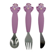 Trıxie Silikon Çatal Bıçak Takımı 3'lü Set - Mrs.Peacock