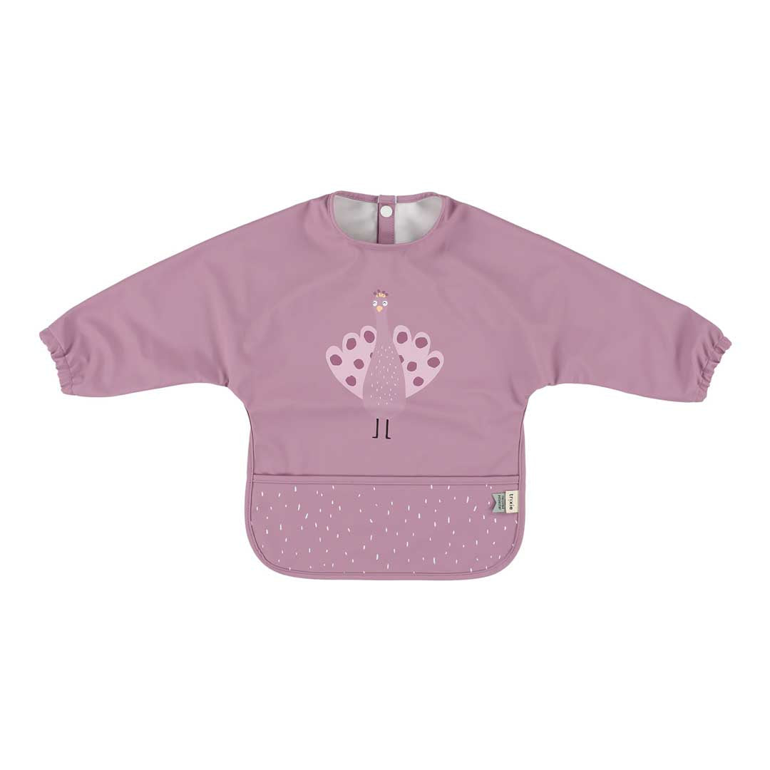 Trixie Waterproof Long Sleeve Bib Sıvı Geçirmez Uzun Kollu Önlük- Mrs.Peacock