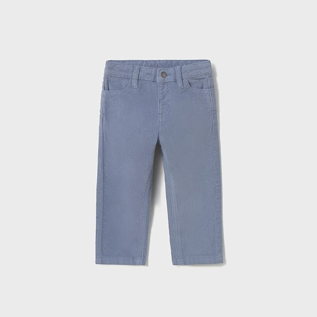 Mayoral Kışlık Erkek Bebek Kadife RegularFit Pantolon Mavi