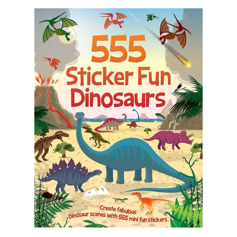 555 Sticker Fun - Dinosaurs
