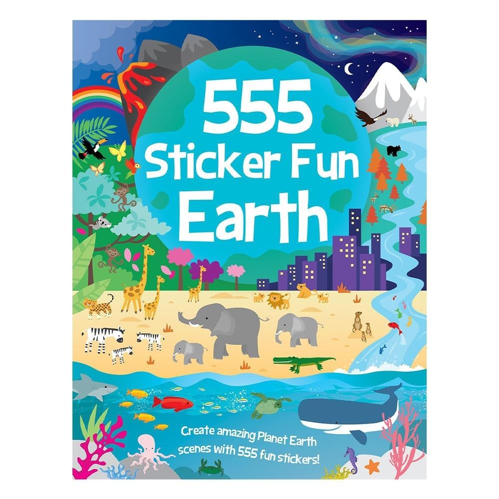 Two Wındmılls 555 Sticker Fun - Earth - Kitap