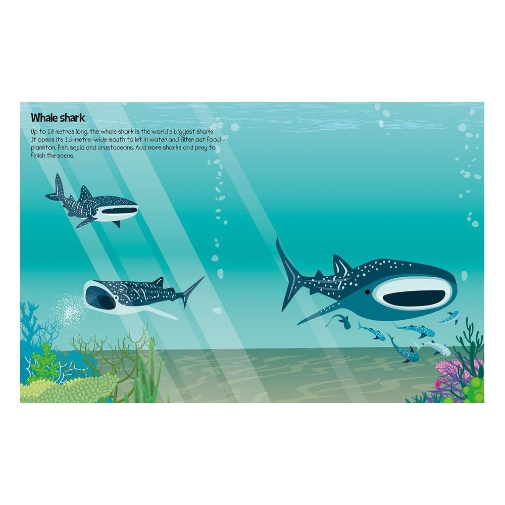 Two Wındmılls 555 Sticker Fun - Sharks - Kitap - Görsel 5