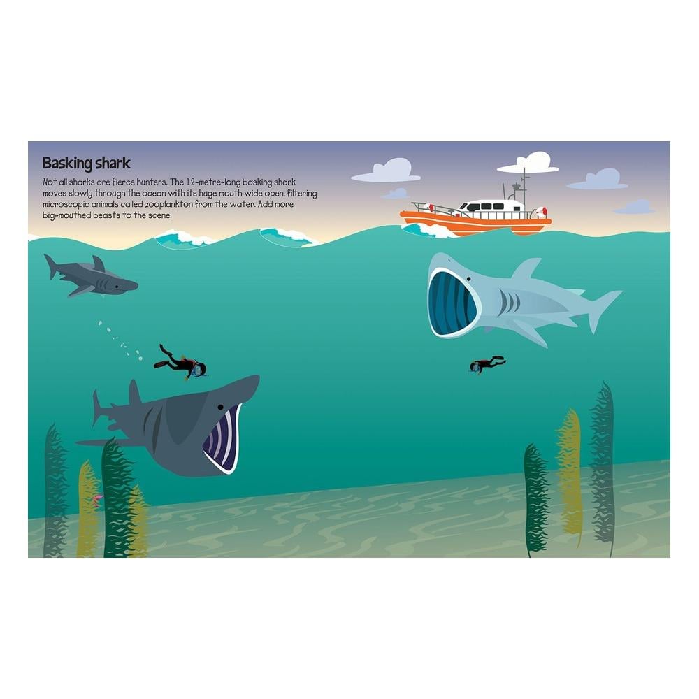 Two Wındmılls 555 Sticker Fun - Sharks - Kitap - Görsel 4