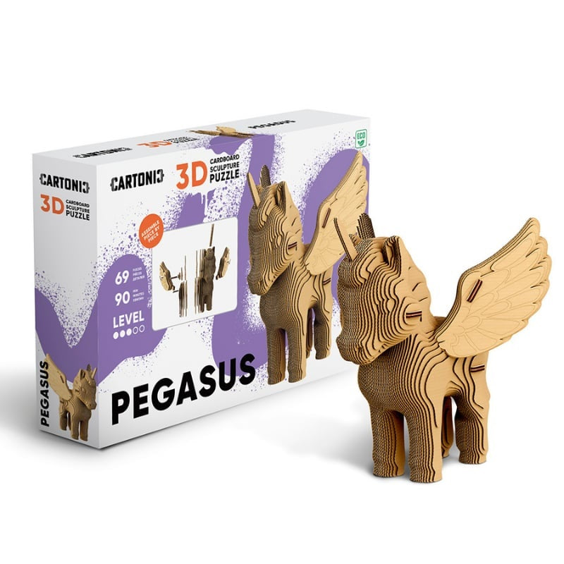 Cartonic 3D Puzzle - Pegasus - Eğitici Oyuncak