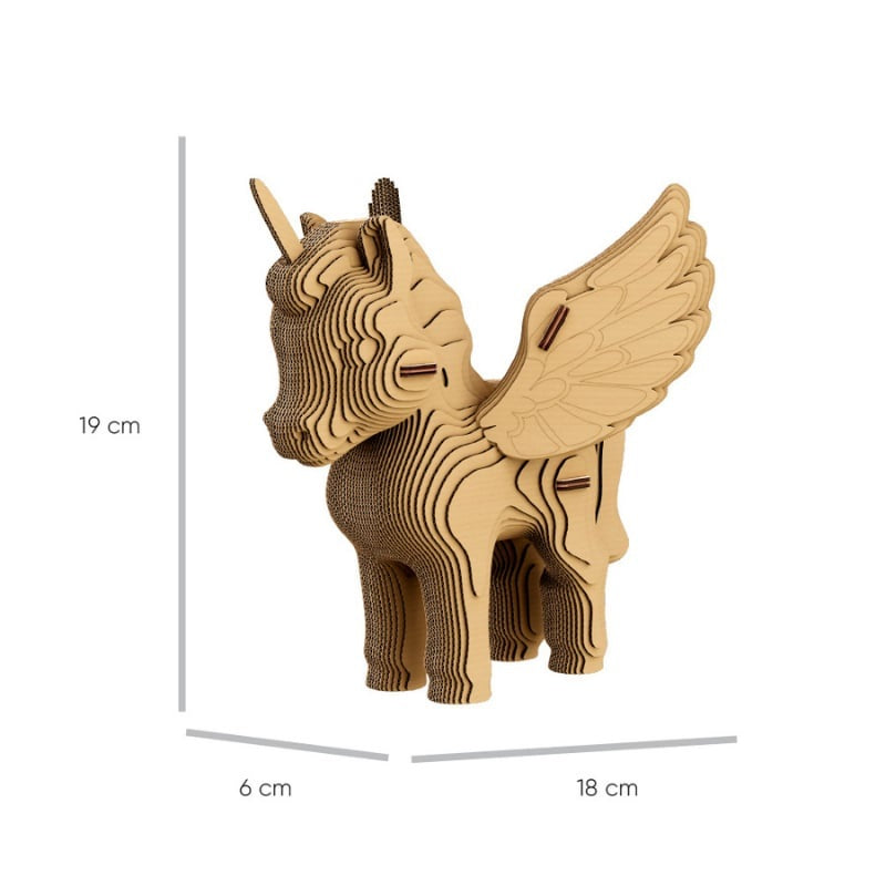 Cartonic 3D Puzzle - Pegasus - Eğitici Oyuncak - Görsel 3