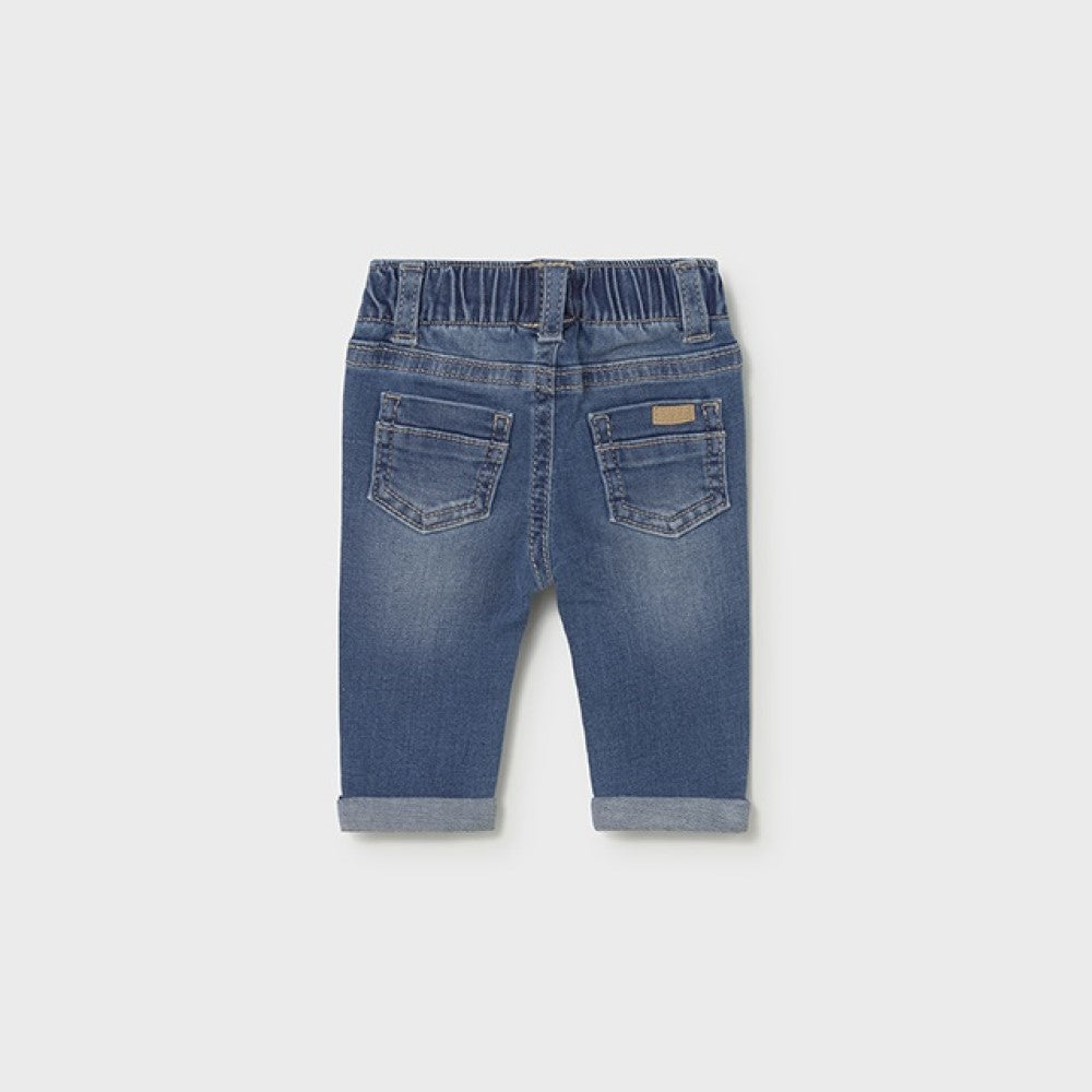 Mayoral Yazlık Erkek Bebek Denim Pantolon Mavi