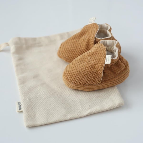 Mama Yoyo Kaydırmaz Kadife Patik Kahve