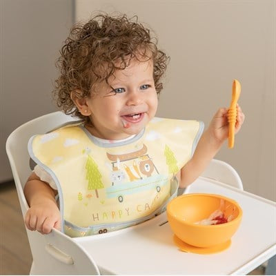 Bumkins SuperBib Önlük - 3lü Paket ( Happy Campers ) - Görsel 5