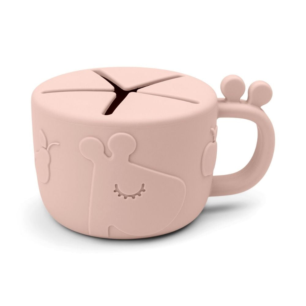 Done by Deer Raffi Dökülmeyen Silikon Atıştırmalık Kabı - Pembe