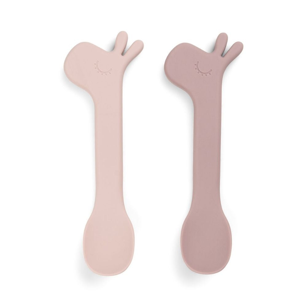 Done by Deer Lalee 2'li Silikon Kaşık Seti - Pembe