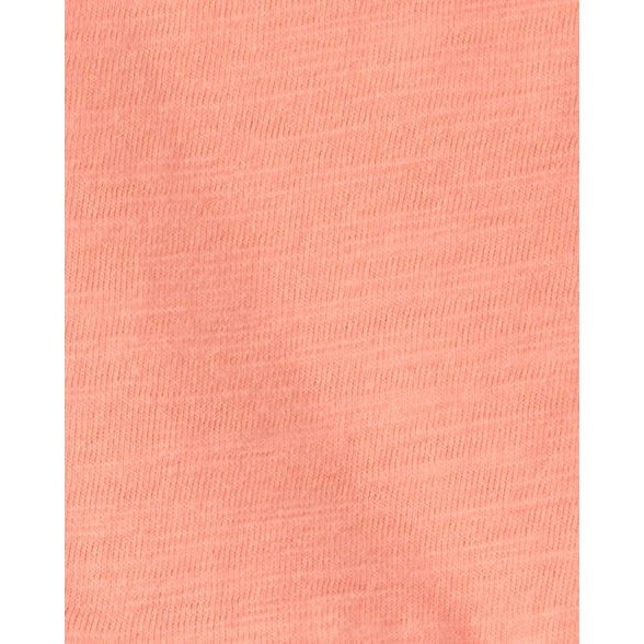 Carter's Layette Kız Bebek Tulumlu Set Somon