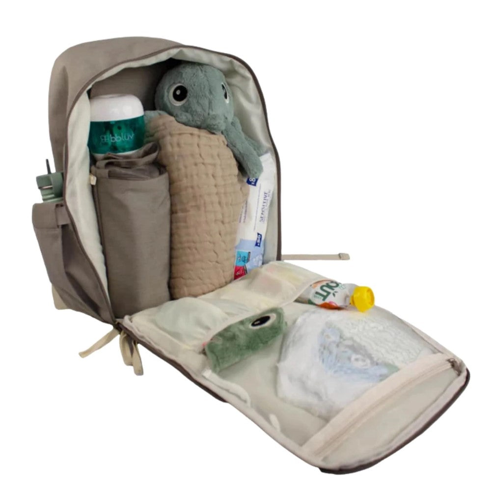 Baby On Board Agathe Galet Sırt Çantalı Taşınabilir Mama Sandalyesi Gri