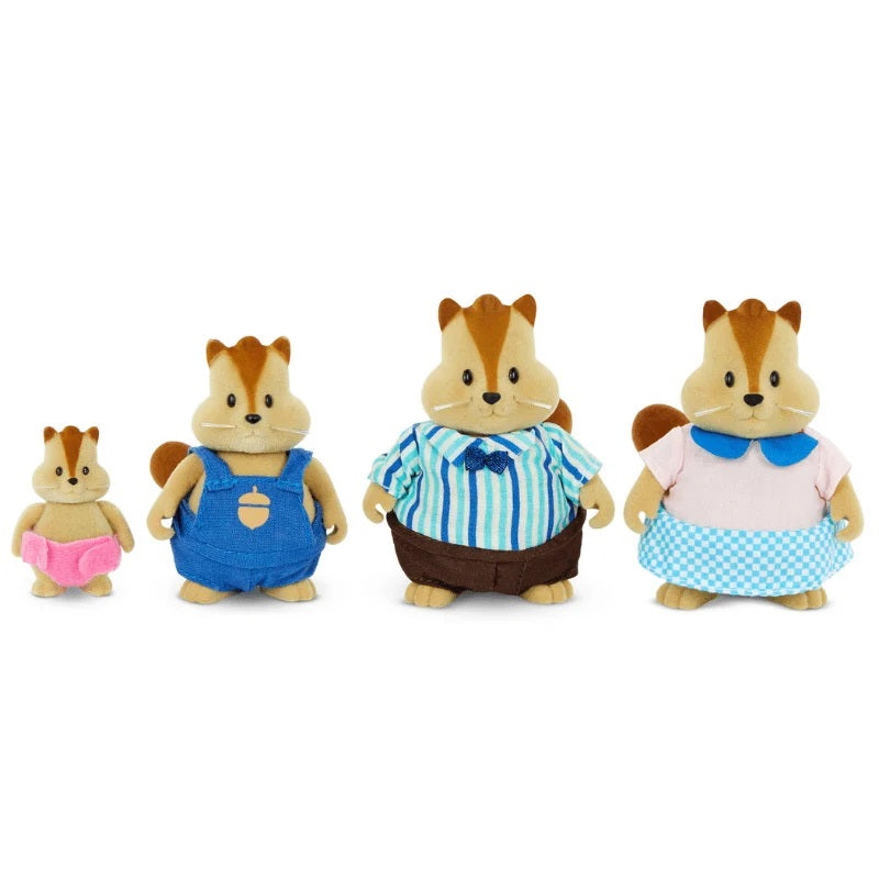 Li'l Woodzeez Çizgili Sincap Ailesi STD