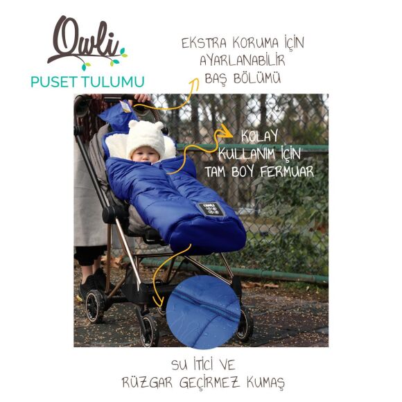 Owli Puset Tulumu 6-36 Ay Royal Blue Mavi