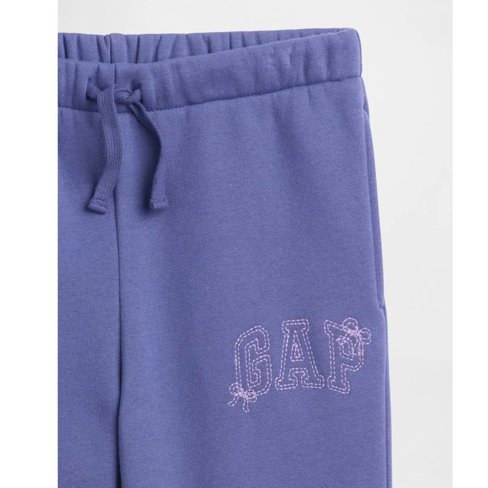 GAP Logolu Kız Çocuk Jogger Eşofman Altı Mor