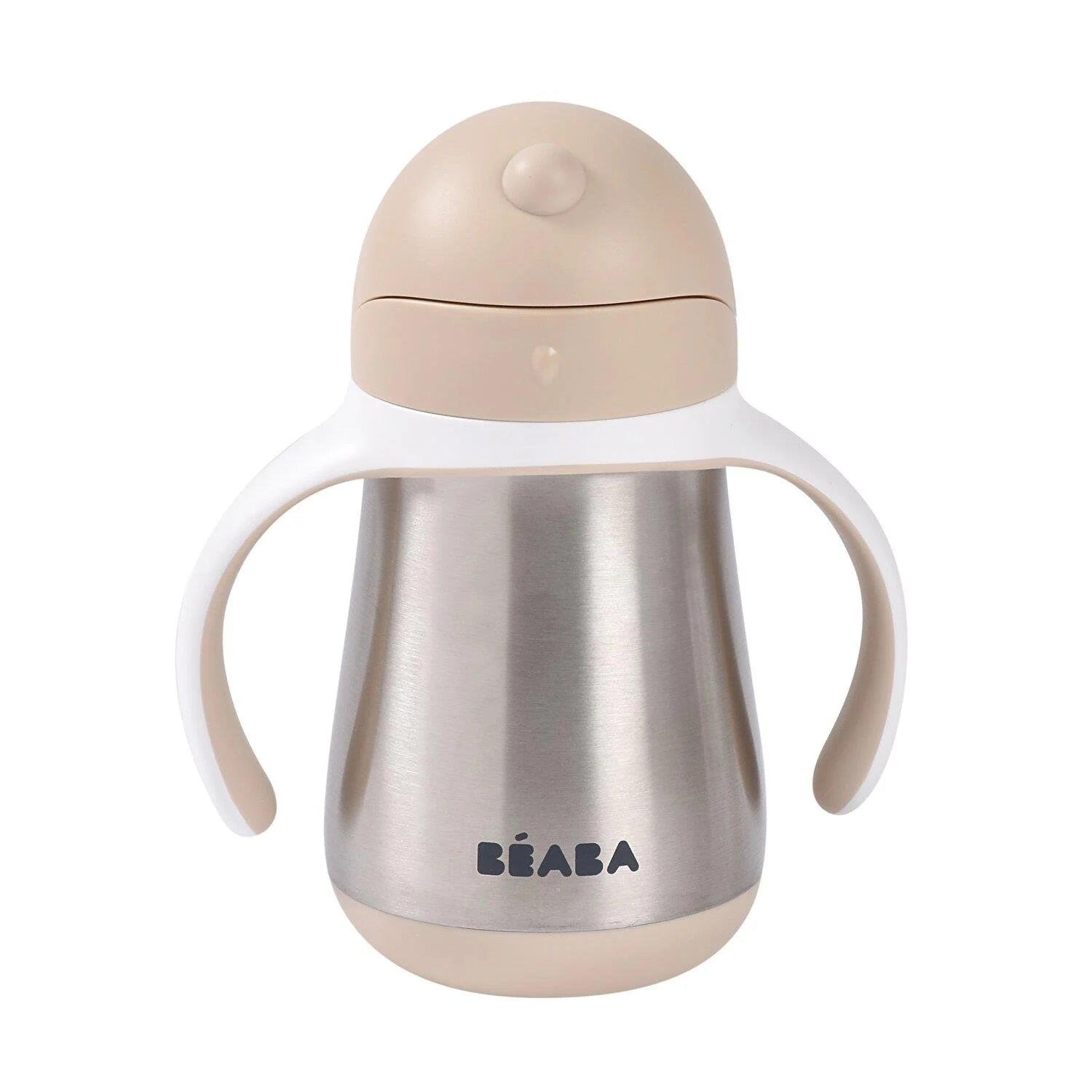 Beaba 250 Ml Çelik Pipetli Suluk, Clay