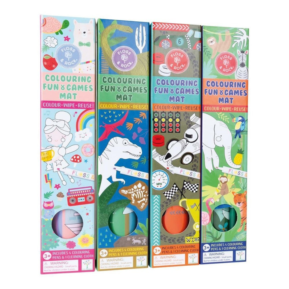 Floss & Rock Boyanabilir Oyun ve Aktivite Matı / Jungle