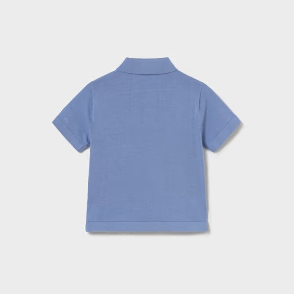 Mayoral Yazlık Erkek Bebek Polo Kısa Kol T-shirt Mavi