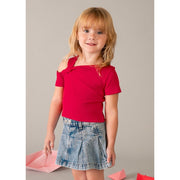 Mayoral Yazlık Kız Denim Etek Mavi