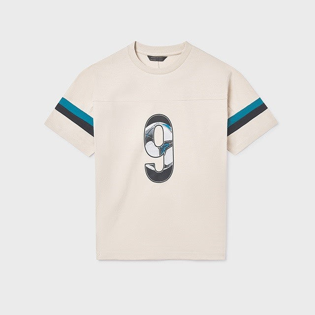 Mayoral Yazlık Erkek Kısa Kol T-shirt Ekru