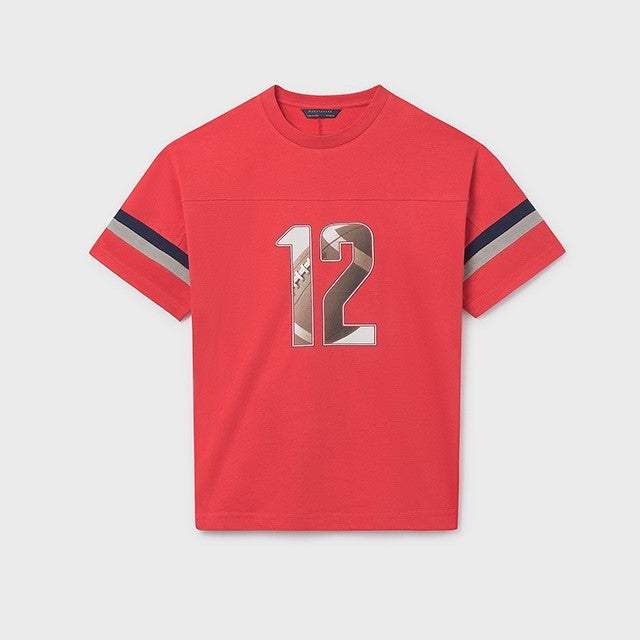 Mayoral Yazlık Erkek Kısa Kol T-shirt Kırmızı