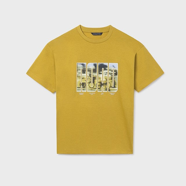 Mayoral Yazlık Erkek Kısa Kol T-shirt Sarı