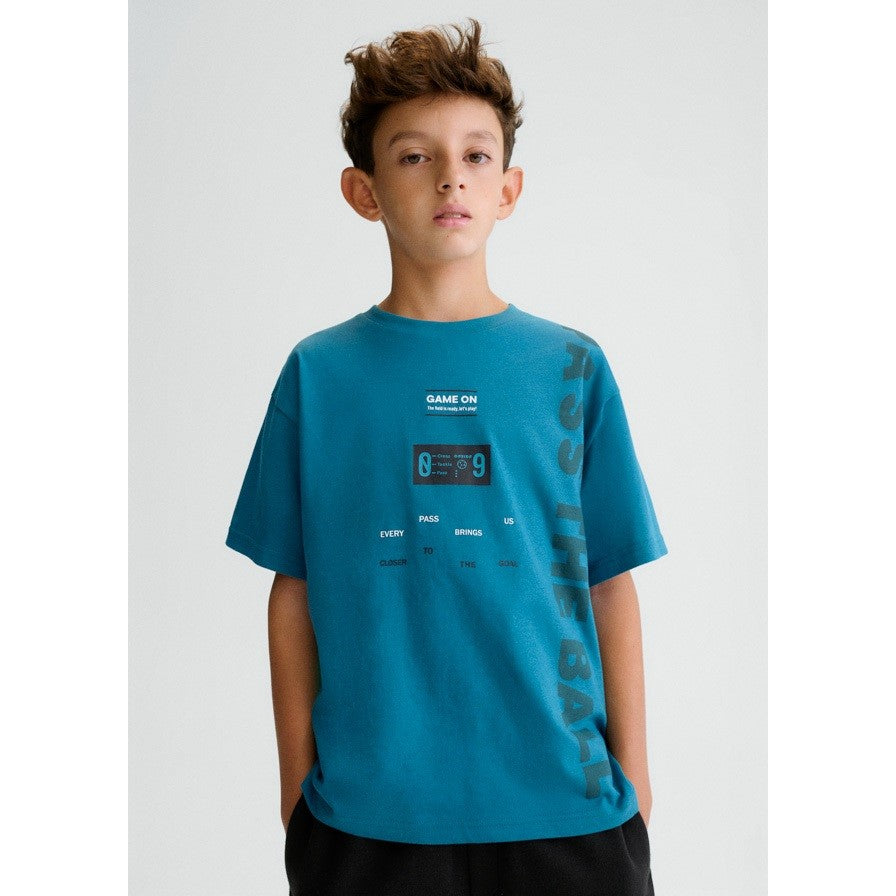 Mayoral Yazlık Erkek Kısa Kol T-shirt Mavi