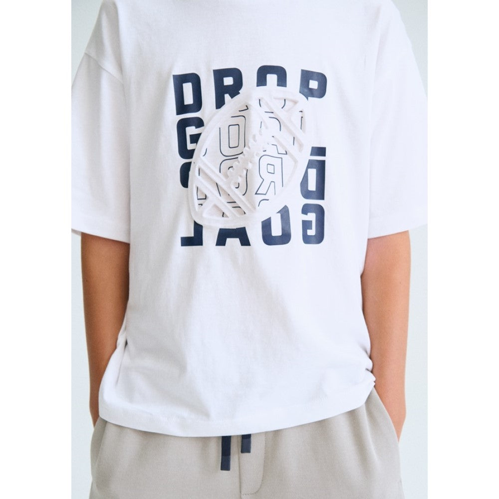 Mayoral Yazlık Erkek Kısa Kol T-shirt Beyaz