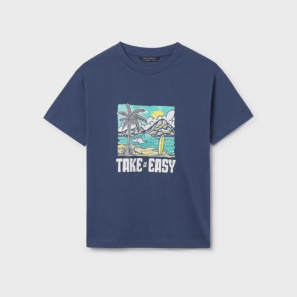 Mayoral Yazlık Erkek Kısa Kol T-shirt 2'li Set Sarı