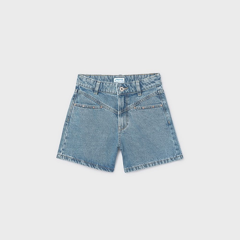 Mayoral Yazlık Kız Denim Şort Mavi