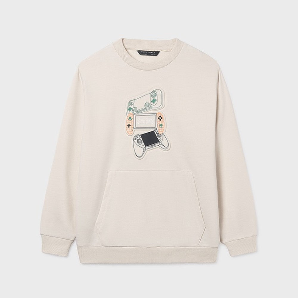 Mayoral Yazlık Erkek Uzun Kol Sweatshirt Bej