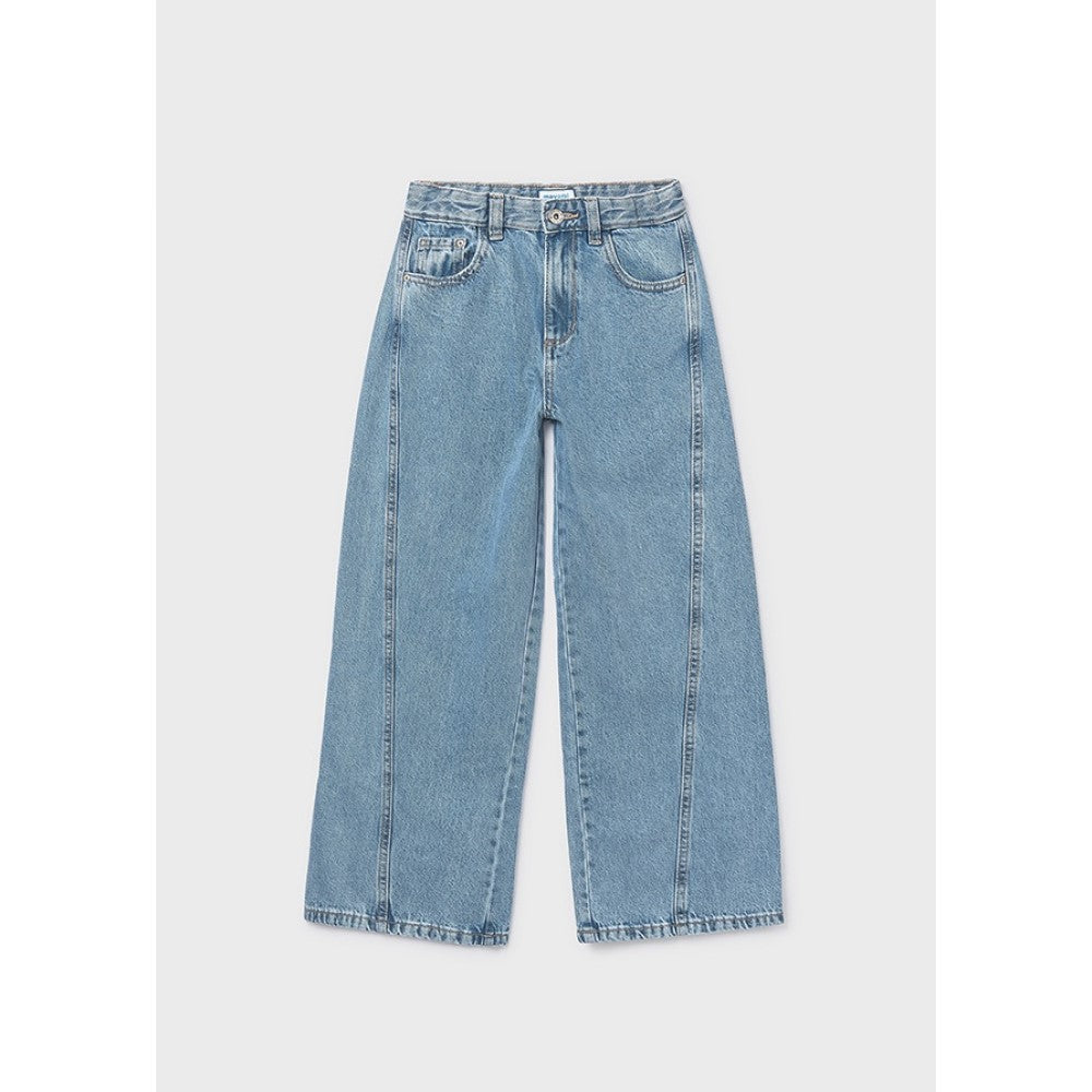 Mayoral Yazlık Kız Denim Pantolon Mavi