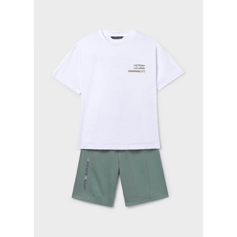Mayoral Yazlık Erkek T-shirt Şort 2'li Set Yeşil